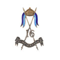 Cap badge, officer, 16th Light Cavalry, 1922-1947