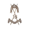 Cap badge, officer, 16th Light Cavalry, 1922-1947