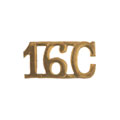 Shoulder title, 16th Light Cavalry, 1922-1947