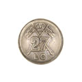 Button, officer, 27th Light Cavalry, 1903-1922