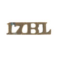 Shoulder title, 17th Bengal Lancers, 1900-1903