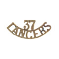 Shoulder title, other ranks, 37th Lancers (Baluch Horse), 1903-1922