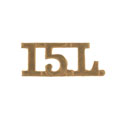 Shoulder title, 15th Lancers, 1922-1947