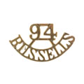 Shoulder title, 94th Russell's Infantry, 1903-1922