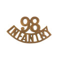 Shoulder title, 98th Infantry, 1903-1922