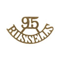 Shoulder title, 95th Russell's Infantry, 1903-1922