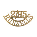 Shoulder title, 2nd Battalion, 95th Russell's Infantry, 1917-1919