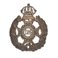 Pugri badge, 124th Duchess of Connaught's Own Baluchistan Infantry, 1903-1922