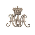 Officer's collar badge, 29th (The Duke of Connaught's Own) Regiment of Bombay Infantry (The 2nd Baluch Battalion), 1883-1922