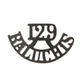 Shoulder title, 129th Duke of Connaught's Own Baluchis, 1903-1922