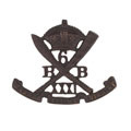 Cap badge, 31st Regiment (6th Burma Battalion) of Madras (Light) Infantry, 1892-1901