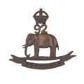 Officer's cap badge, 92nd Punjabis, 1903-1922