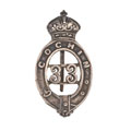Cap badge, 33rd Regiment (3rd Burma Battalion) of Madras Infantry, 1891-1903