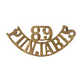 Shoulder title, 89th Punjabis, 1903-1922