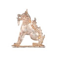 Collar badge, officer, 8th Punjab Regiment, 1922-1947