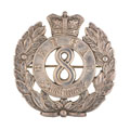 Pugri badge, 8th Regiment of Bengal Native Infantry, pre-1901