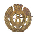 Pugri badge, 8th Regiment of Bengal Native Infantry, pre-1901