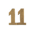 Shoulder title, 11th (Rajput) Regiment of Bengal Infantry, pre-1901