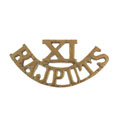 Shoulder title, 11th Rajputs, 1903-1922