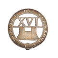 Pouch badge, 16th Regiment of Bengal Native Infantry, 1861-1922