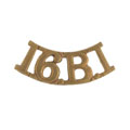Shoulder title, 16th (The Lucknow) Rajput Regiment of Bengal Infantry, 1897-1901