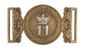 Waistbelt clasp, 11th (Rajput) Regiment of Bengal Infantry, pre-1901