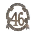Cap badge, 46th Cavalry, 1941-1942