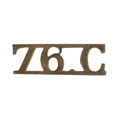 Shoulder title, 76th Cavalry, 1942-1946