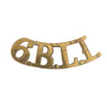 Shoulder title, 6th Regiment of Bengal (Light) Infantry, 1885-1897