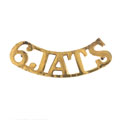 Shoulder title, 6th Jat Light Infantry, 1901-1921