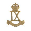 Cap badge, 9th Jat Regiment, 1922-1947