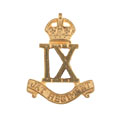 Cap badge, 9th Jat Regiment, 1922-1947