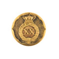 Button, 20th Regiment of Bombay Infantry, pre-1901
