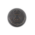 Button, 125th Napier's Rifles, 1903-1922