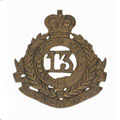 Cap badge, 13th (The Shekhawati) Regt Bengal Native Infantry, 1884-1901