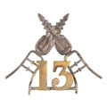 Cap badge, 13th Rajputs Infantry (The Shekhawati Regiment), 1901-1922