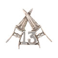 Cap badge, 13th Rajputs Infantry (The Shekhawati Regiment), 1901-1922