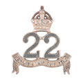 Cap badge, 22nd Bombay Infantry, 1901-1903