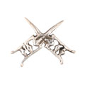 Collar badge, 122nd Rajputana Infantry, 1903-1922