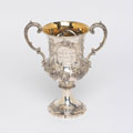 Trophy cup presented to Smith Howlett Rowley, Duke of Manchester's Light Horse Volunteers, to mark his 21st birthday 23 July 1862