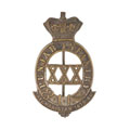 Pugri badge, 30th (Punjab) Regiment of Bengal Infantry, 1885-1903