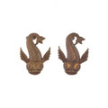 Pair of collar badges, 9th Bhopal Infantry, 1903-1922