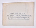 Fragment of fabric from the German Schütte-Lanz SL11 airship, brought down over Cuffley, Hertfordshire, 3 September 1916