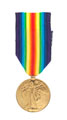 Allied Victory Medal 1914-19, Corporal C V Tighe, 17th Battalion, Duke of Cambridge's Own (Middlesex Regiment).