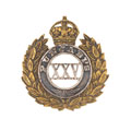 Cap badge, officer, 25th Punjabis, 1903-1922