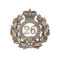 Pouch badge, 26th (Punjab) Regiment of Bengal Native Infantry, 1864-1885