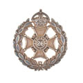 Cap badge, officer, 26th Punjabis, 1903-1922