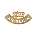 Shoulder title, 2nd Battalion, 26th Punjabis, 1918-1920