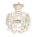Pouch belt plate, 27th (Punjab) Regiment of Bengal Native Infantry, 1864-1885