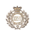 Pouch badge, 27th (Punjab) Regiment of Bengal Infantry, 1885-1901